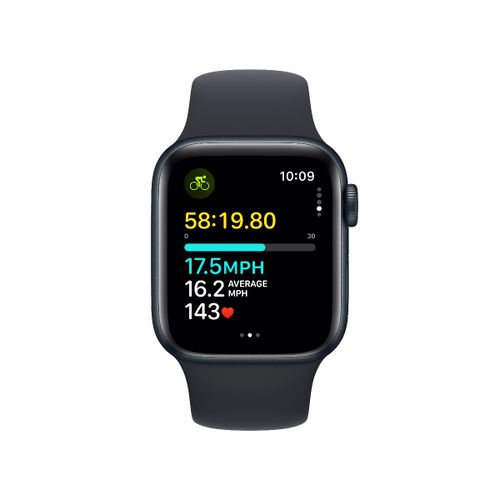 Apple Watch SE GPS 40mm Midnight with Midnight Sport Band - M/L slika 6