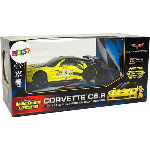 Sportski auto na daljinsko upravljanje Corvette C6.R žuti slika 6