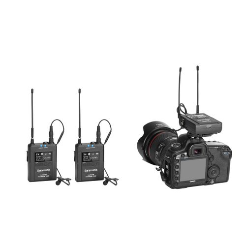 SARAMONIC UwMic9S Kit2 3.5mm/XLR UHF Wireless Lav. bubica mikrofon (1xRX9S, 2xTX9S) slika 2