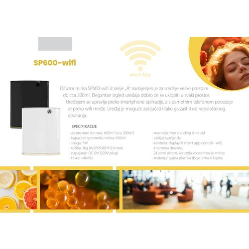 Difuzor mirisa (esencijalnog ulja) SP600-wifi slika 3