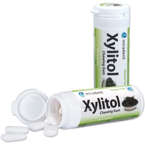 Miradent Xylitol Chewing gum GREEN TEA slika 1