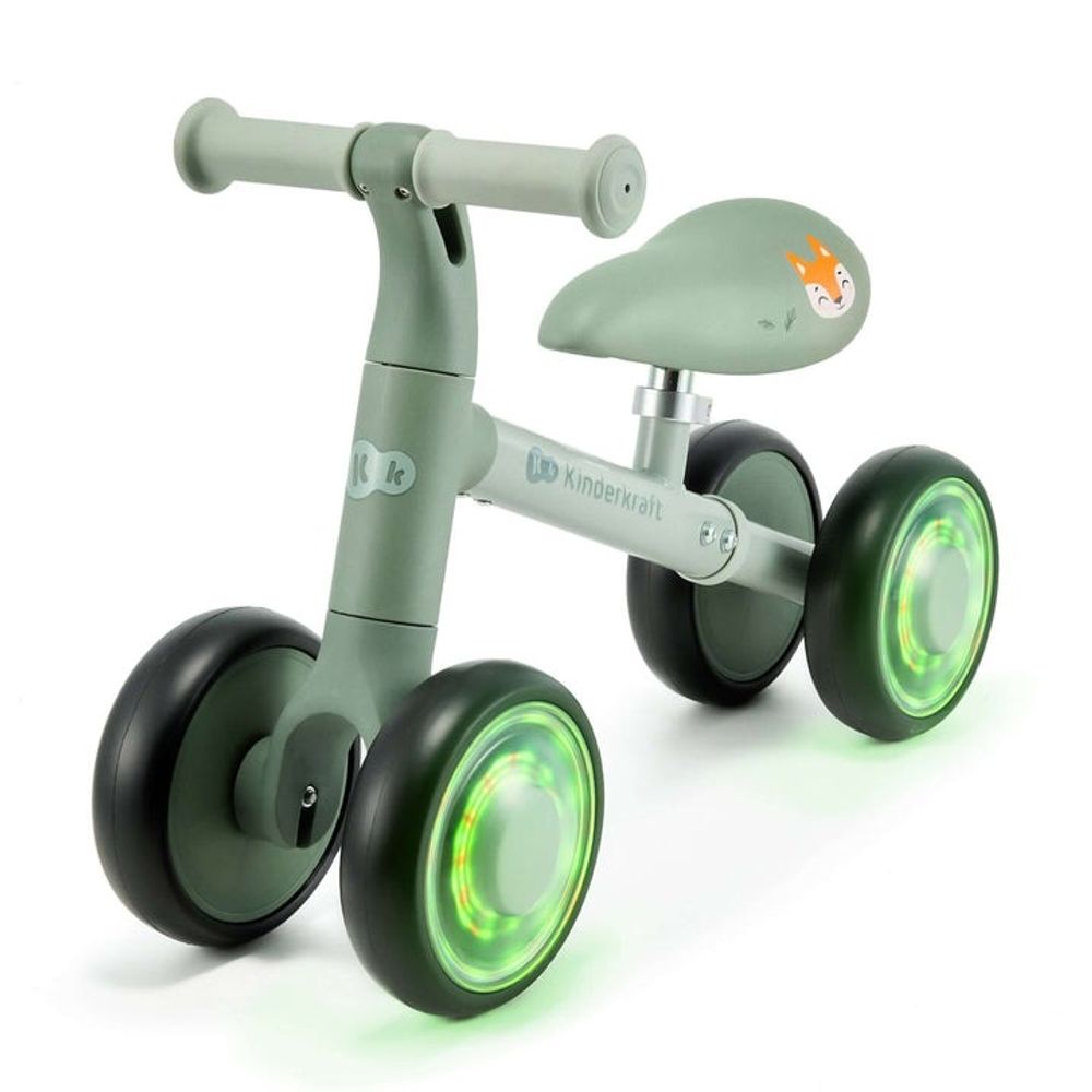 Kinderkraft Guralica sa svijetlećim točkovima Cutie Flash, Green slika 1