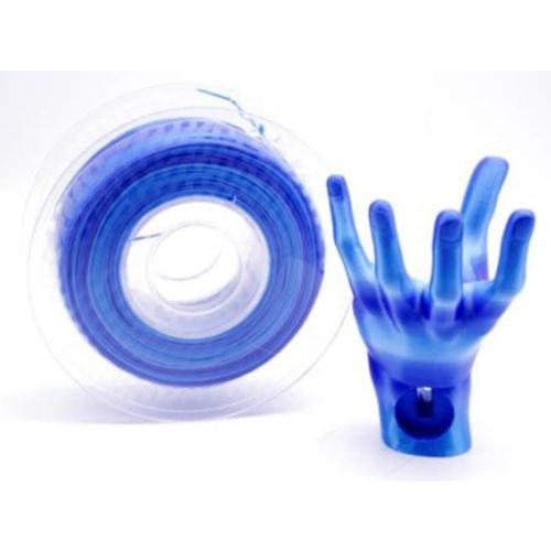 3DP-PLA-SK-01-ICE PLA Svilenkasti led Filament za 3D stampac 1.75mm, kotur 1KG Ice blue + dark blue slika 3