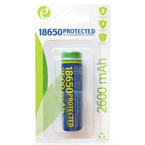 EG-BA-18650/2600 ENERGENIE Lithium-ion 18650 battery, protected, 2600 mAh slika 1