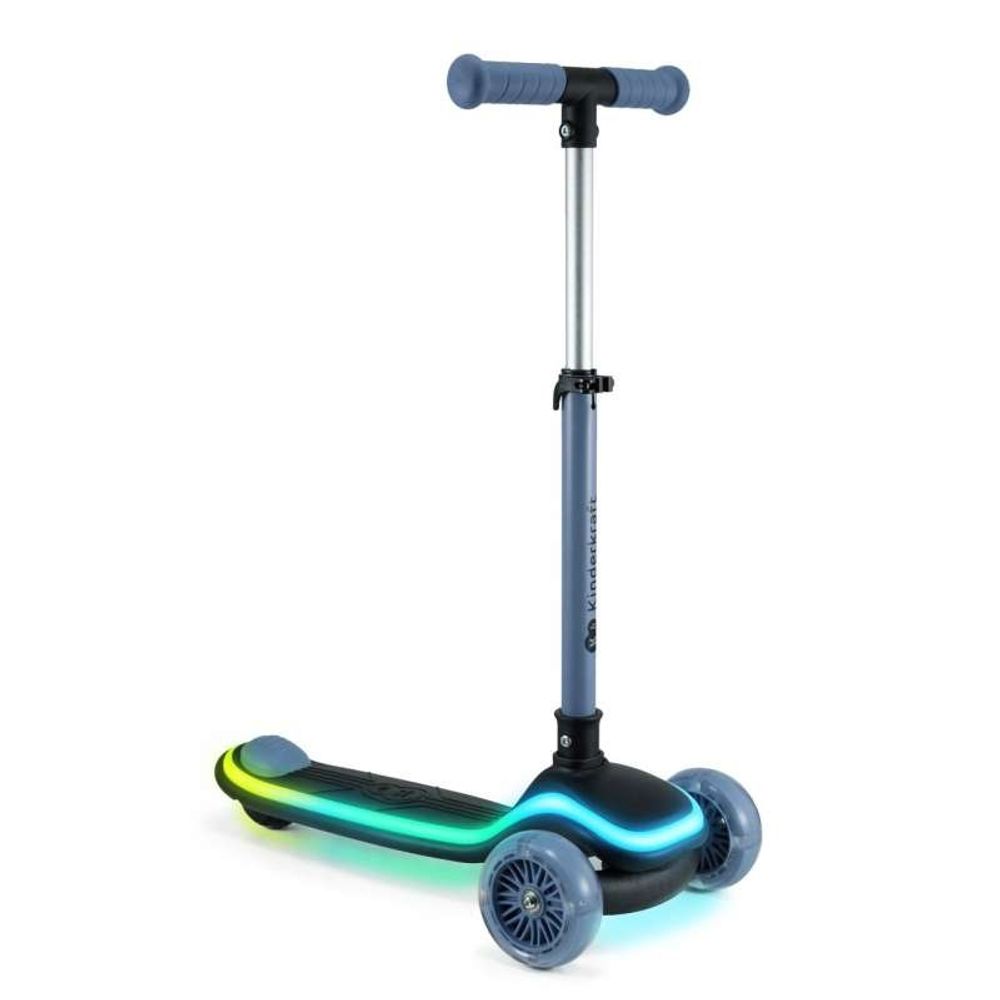 Kinderkraft Romobil Raket sa LED svjetlom, Blue slika 2
