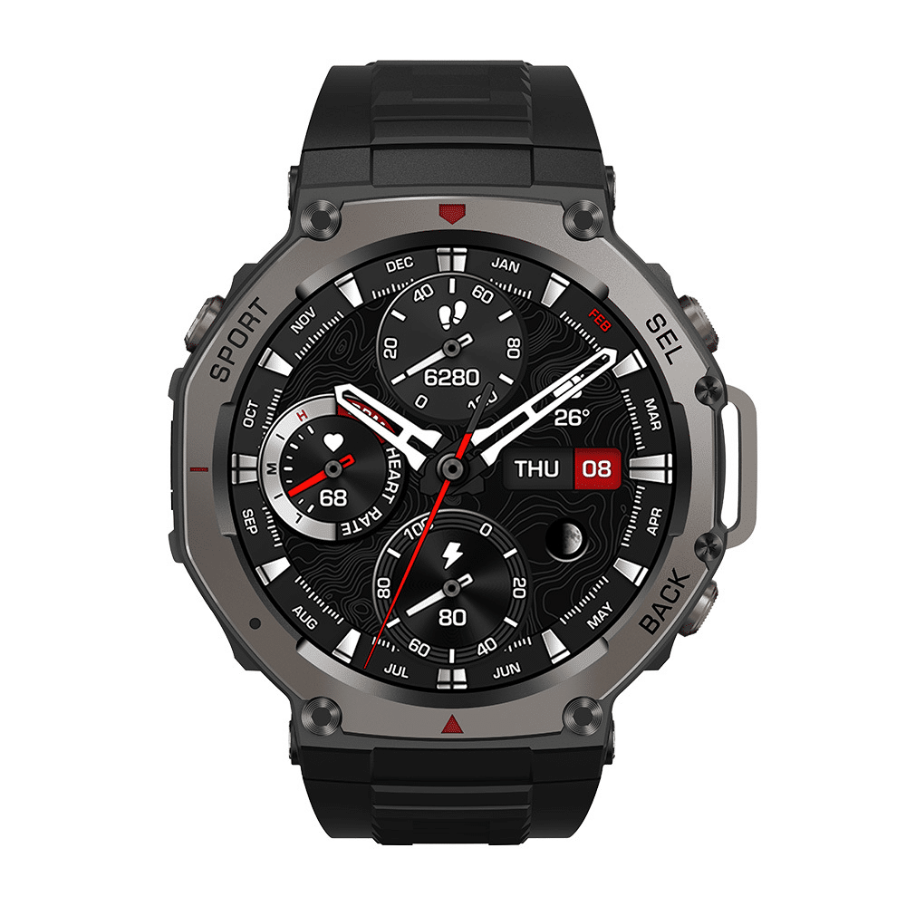 Blavec Smartwatch M-04 Falcon AMOLED GPS glasovni poziv (SWM04-GP) grafit + 1 remen slika 3