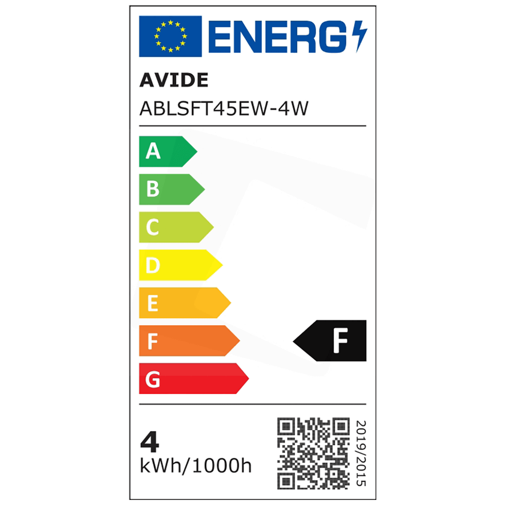 Avide Sijalica, LED 4W, E27, 2700K, 360°, 230V AC, toplo bijela - T45 4W E27 slika 5