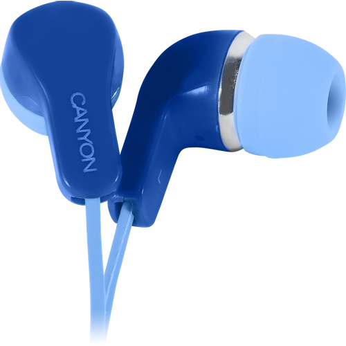 CANYON Stereo Earphones with inline microphone, Blue slika 1