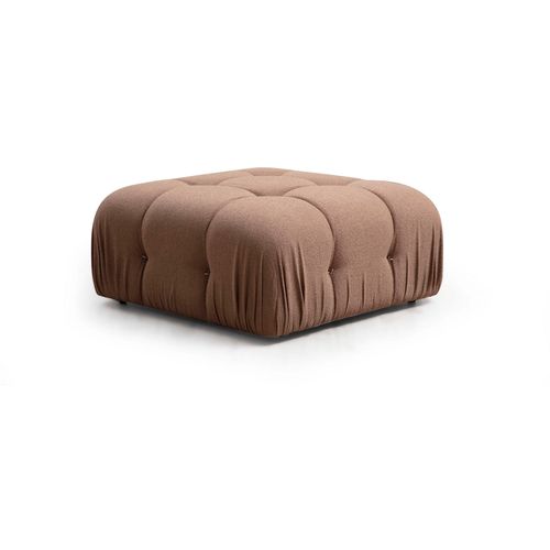 Atelier Del Sofa Tabure, Smeđa, Bubble Pouffe - Brown Bouclette slika 1