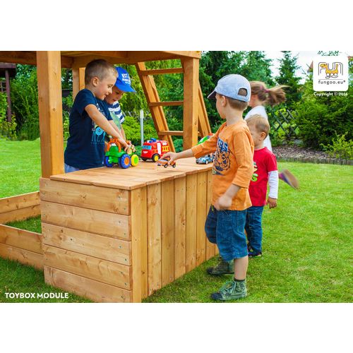 Fungoo set FORTRESS TOYBOX - drveno dječje igralište slika 2