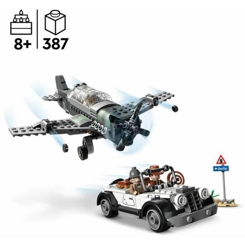 Igra Gradnje Lego Indiana Jones 77012 Continuation by fighting plane slika 5
