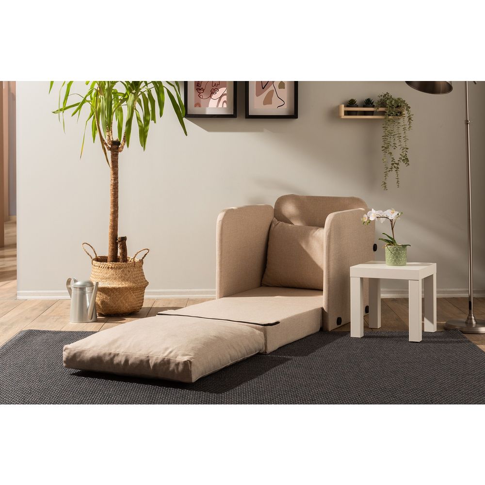 Saga Single - Bež Sofa na Razvlačenje za Jednu Osobu slika 3