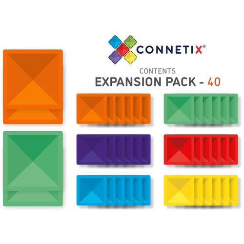 Connetix Magnetni konstruktor Square Pack 40 delova slika 6