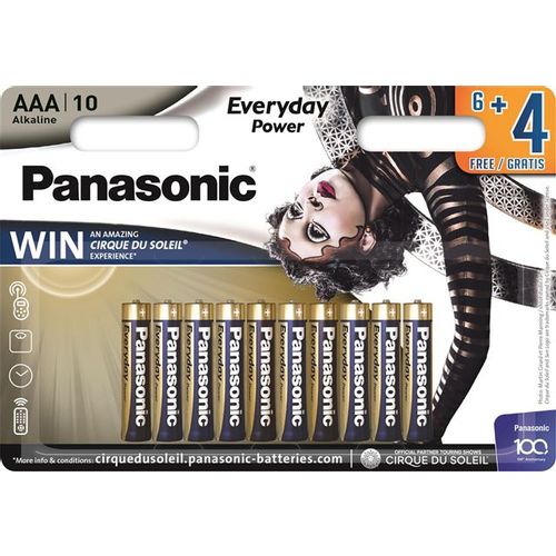 PANASONIC baterije LR03EPS/10BW 6+4F Alkal. Everyday Power slika 1