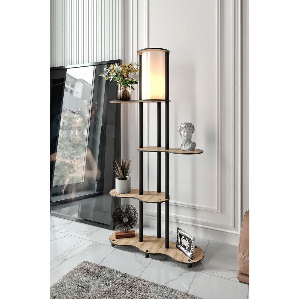 KS-11116 Lampa za Pod od Orahovog Drveta slika 2