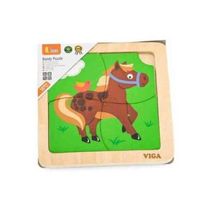 Viga Drvene puzzle konj