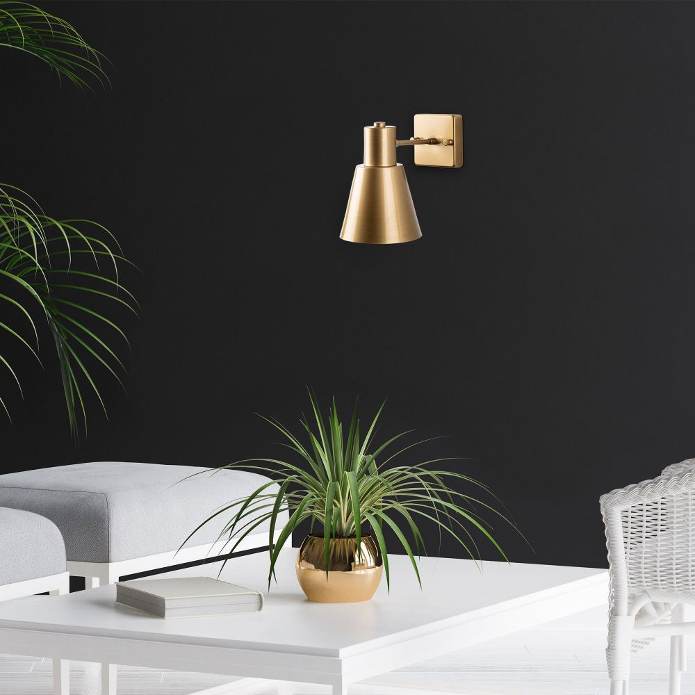 Funnel - Zlatna Zidna Lampa 13091 slika 1