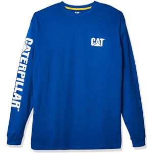 Cat muška majica sa dugim rukavima plava XL 1510034 