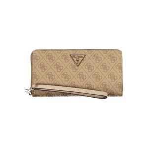 GUESS JEANS WOMEN'S WALLET BEIGE