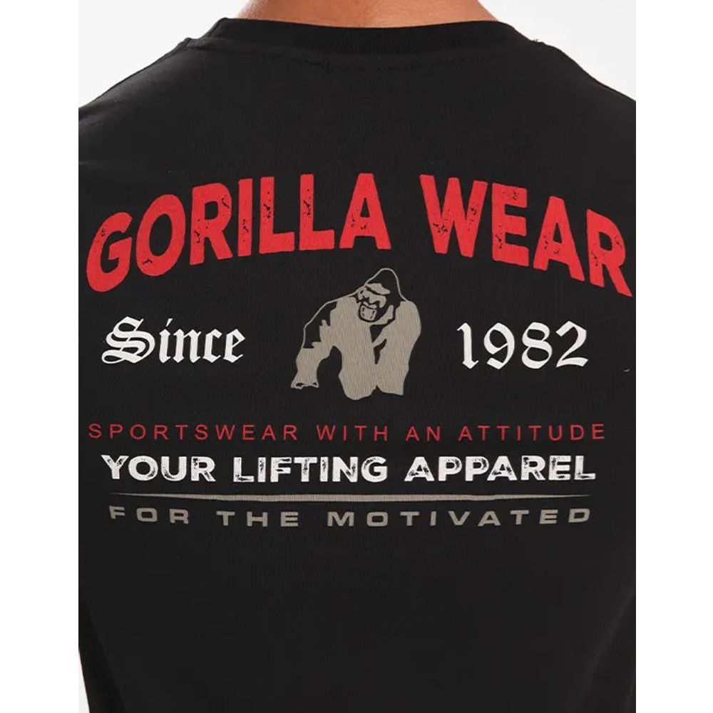 Gorilla Wear WARREN Majica, Crna slika 4