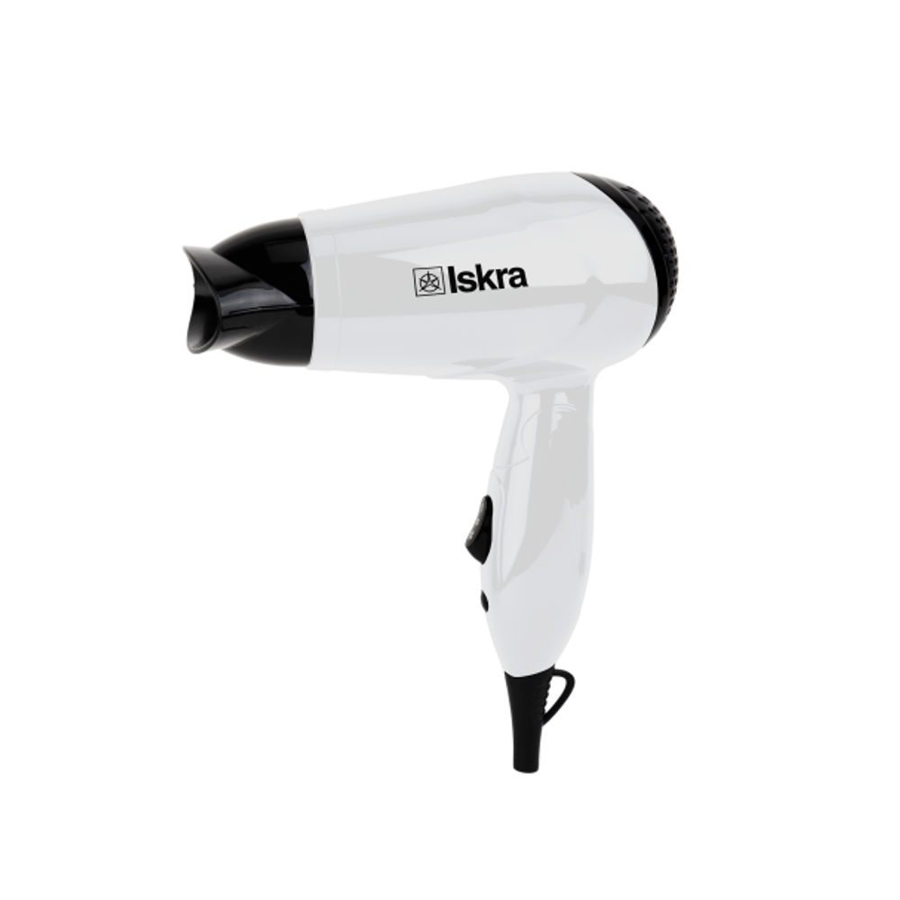 Fen za kosu putni ISKRA RH-1818-1 1200W - bijela boja slika 1