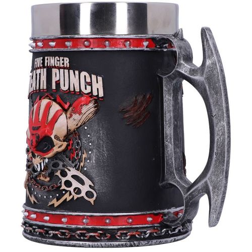 NEMESIS NOW FIVE FINGER DEATH PUNCH TANKARD 15CM slika 2