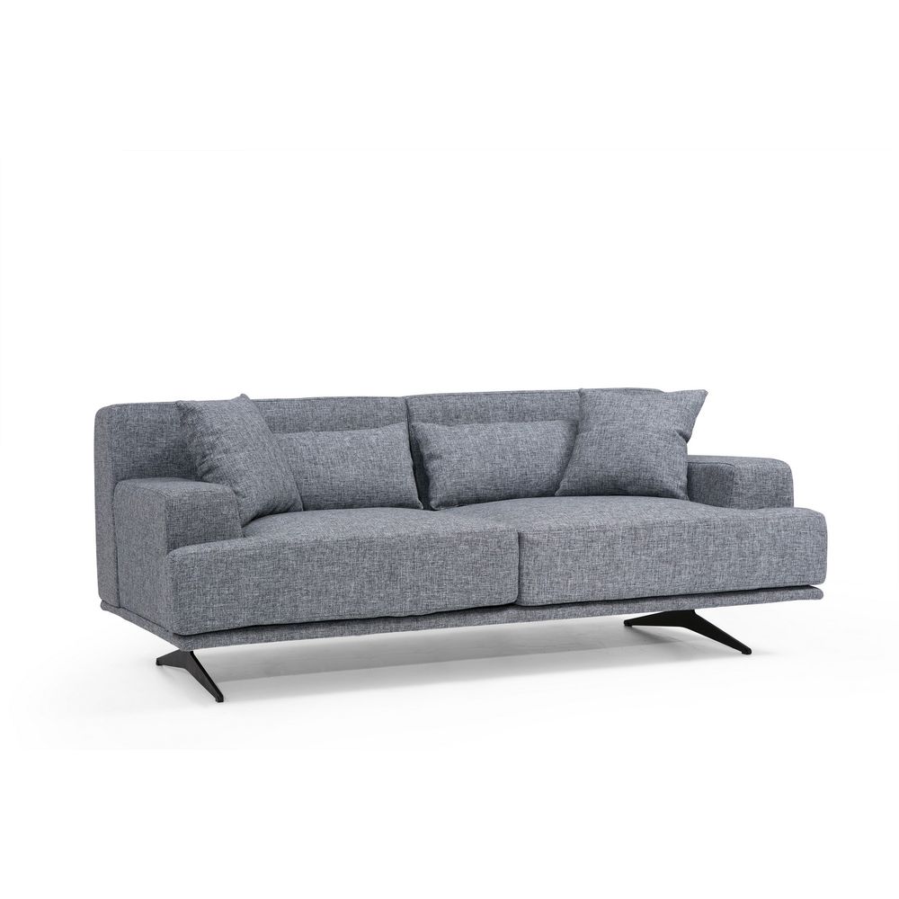 Bentley 2 Sjedala - Siva 2-Sjedalna Sofa slika 5