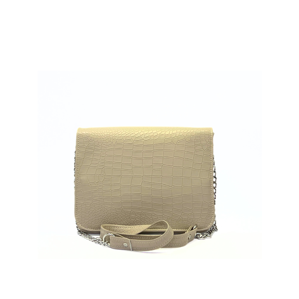 ILEA Ženska torba Nella M 26x19cm, Vizon Kroko slika 1