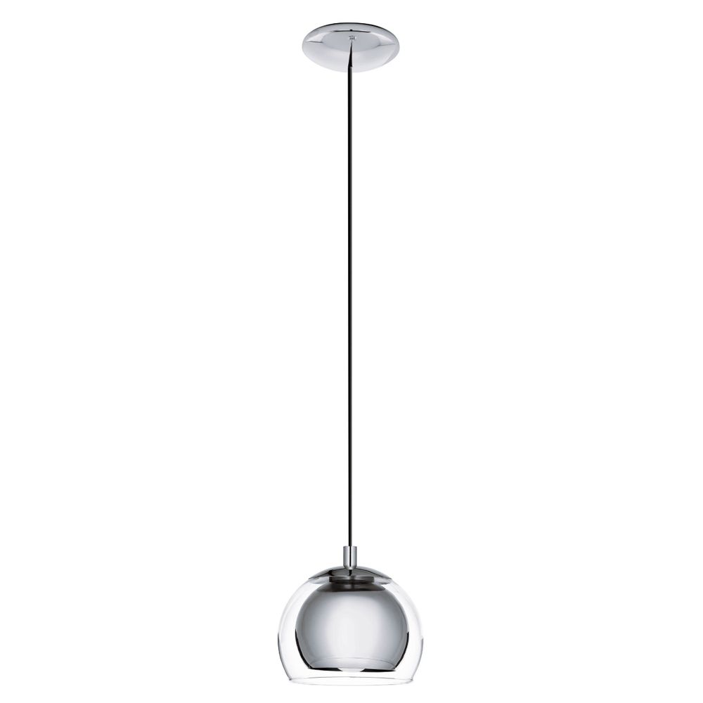 Eglo Rocamar Visilica - E27 Krom/Prozirno slika 1
