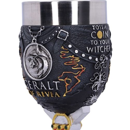 NEMESIS NOW THE WITCHER GERALT OF RIVIA GOBLET 19,5CM slika 6