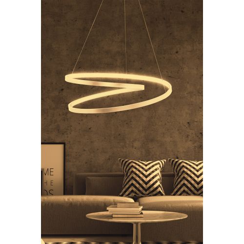 Whirpool - White, Yellow Light White Chandelier slika 1