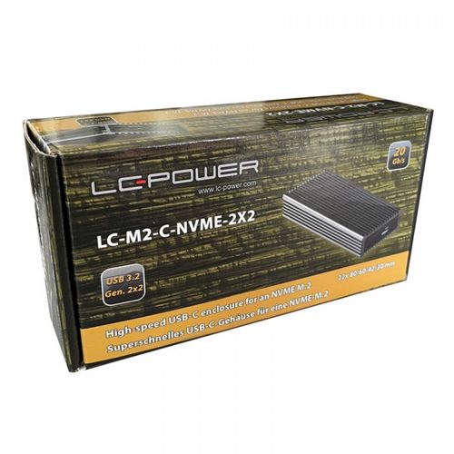 HDD Rack LC Power LC-M2-C-NVME-2X2 - M.2 SSD Enclosure Gen 2x2 slika 6