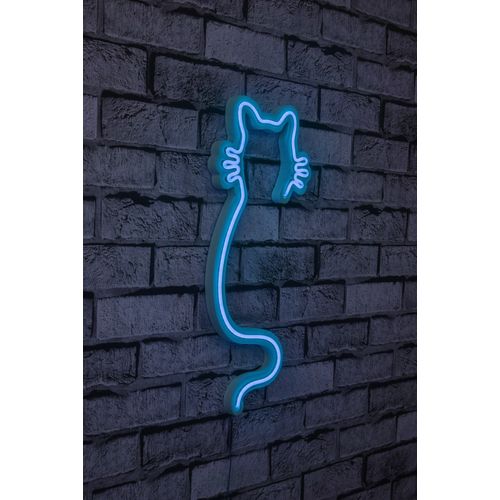 Wallity Cat - Plava dekorativna plastična LED rasveta slika 1