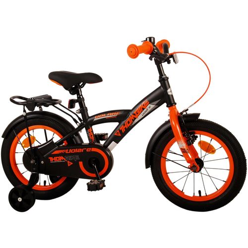 Volare dječji bicikl Thombike 14" crno-narančasti slika 2