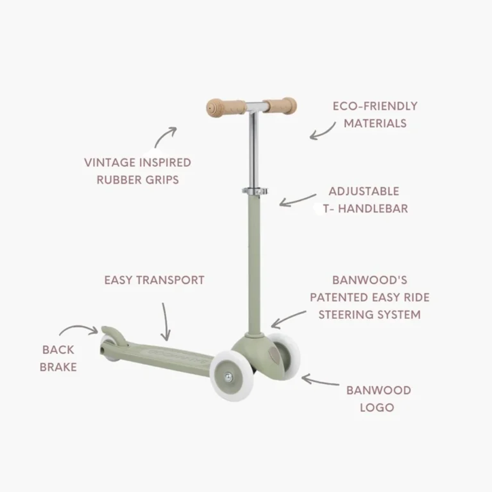 Banwood Romobil ECO Olive slika 13