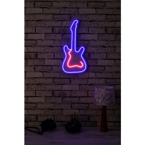 Wallity Ukrasna plastična LED rasvjeta, Guitar slika 1