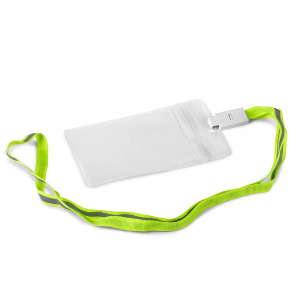 WORKER, uložak za ident. karticu sa trakicom, fluo žuta slika 2