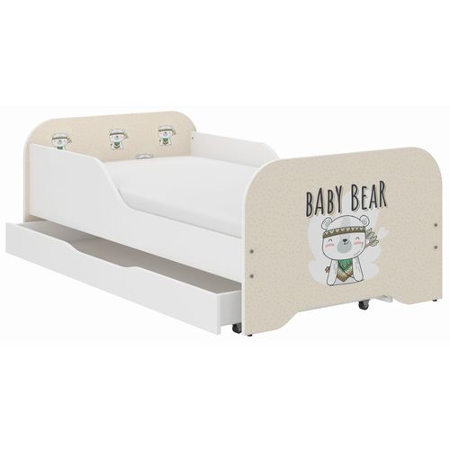 Dječji krevet sa ladicom + madrac - MIKI - BABY BEAR 160 X 80 - ODMAH DOSTUPNO! slika 2