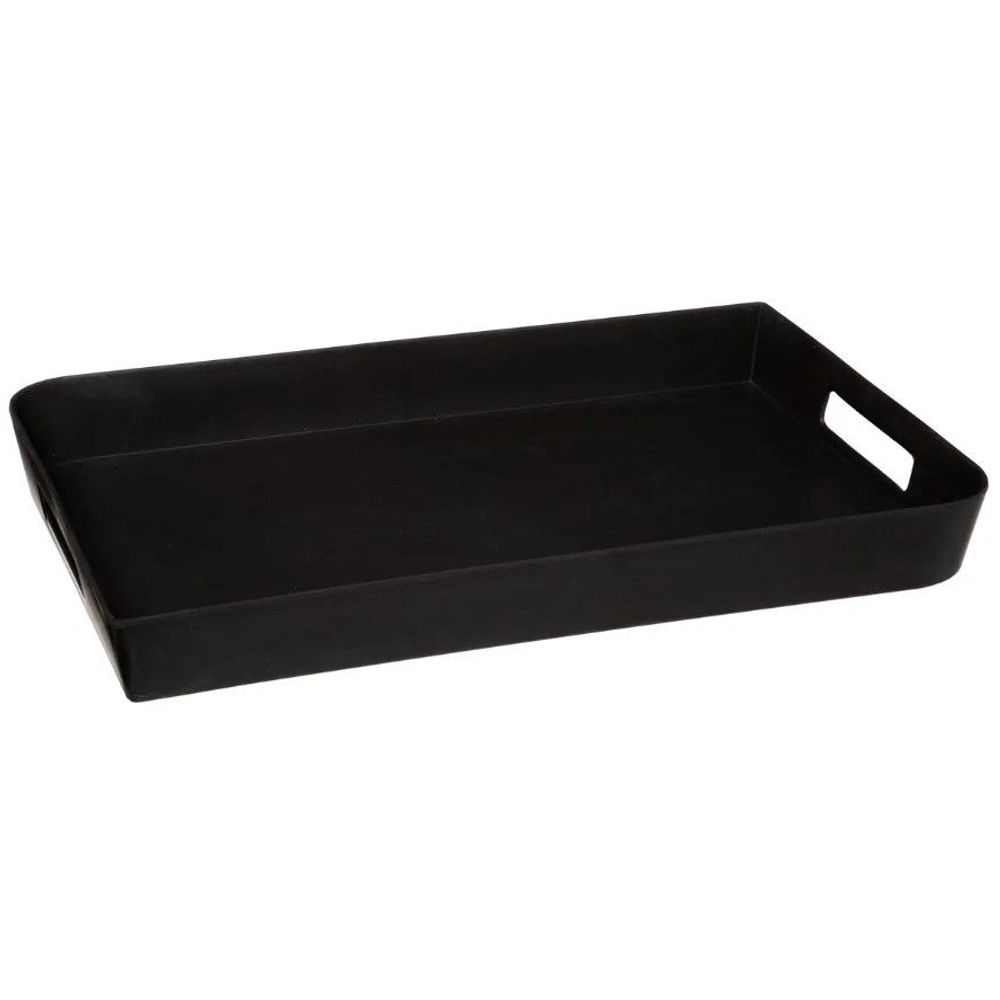FIVE tacna MODERN - 45x30x5 cm - melamin - crna slika 1