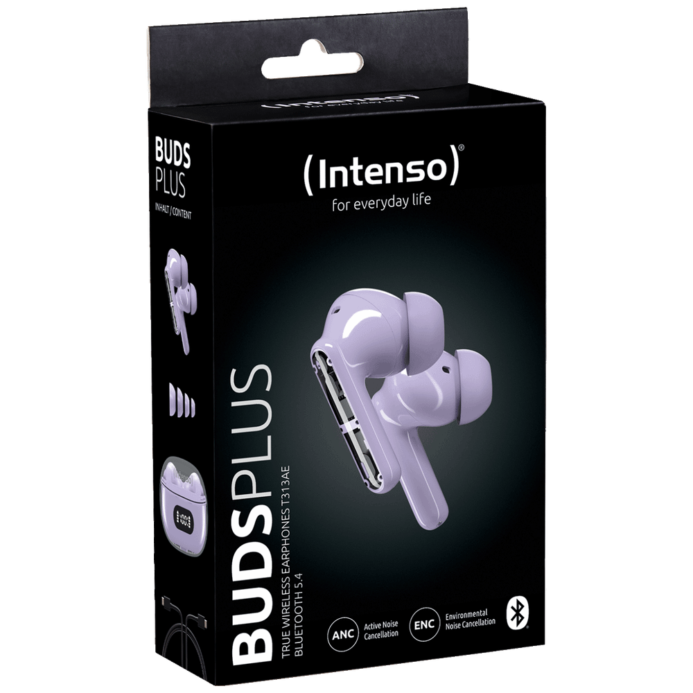 (Intenso) Slušalice bežične sa kutijicom za punjenje / Buds Plus T310AE, Purple slika 7