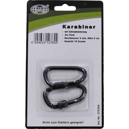 MFH 27535A karabiner  D6x60S  6 mm x 60 mm  2 St. slika 2