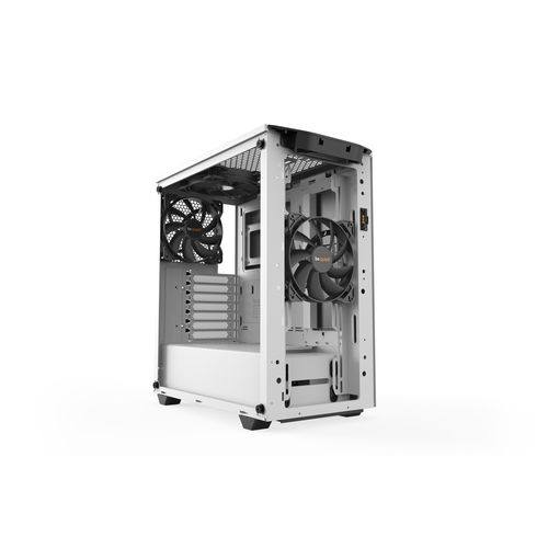 be quiet! BGW38 PURE BASE 500 DX White, MB compatibility: ATX / M-ATX / Mini-ITX, Three pre-installed be quiet! Pure Wings 2 140mm fans, Ready for water cooling radiators up to 360mm slika 4