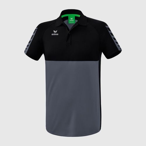 Majica Erima Six Wings Polo Slate Grey/Black slika 1