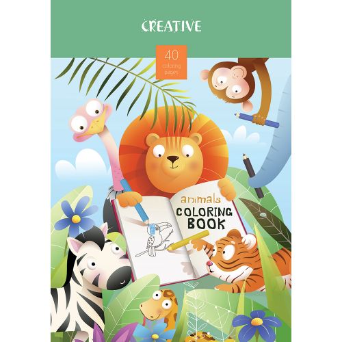 Bojanka za djecu Creative ANIMALS 21x30cm 75100 slika 2