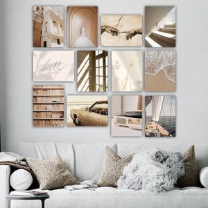 Dekorativna MDF Slika u Više Boja (12 Komada) - Model 12MDF41YS