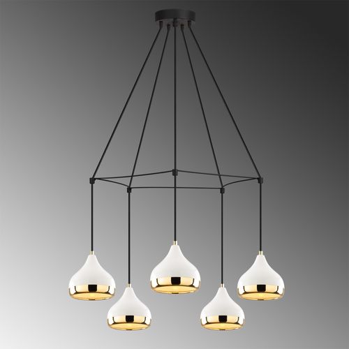 Yıldo - 6886 White
Black
Gold Chandelier slika 4