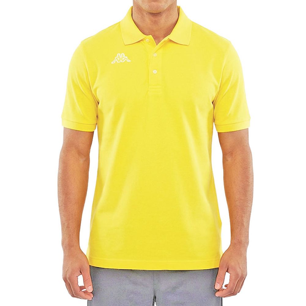 Kappa Muška polo majica Logo Life MSS, Žuta slika 1
