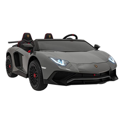 Licencirani auto na akumulator Lamborghini Aventador SV STRONG - dvosjed - sivi slika 10