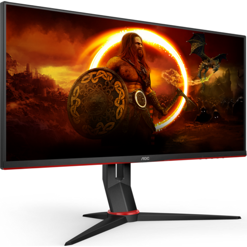 Monitor AOC Q27G2U/BK 27"/VA/2560x1440/155Hz/1ms MPRT/HDMIx2,DP,USB/freesync/pivot,visina/crna slika 3