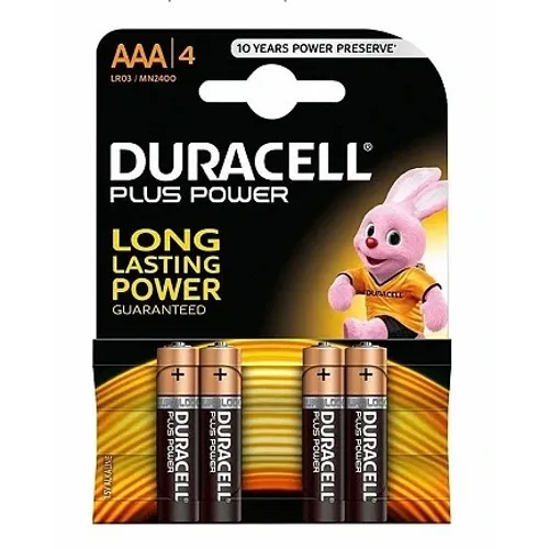 Duracell baterija Extra Life LR03 1.5V AAA 4 komada slika 1